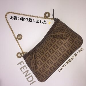 【質屋かんてい局松山久万ノ台店】FENDI(フェンディ)のポーチをお買取致しました！