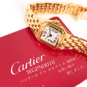 【質屋かんてい局松前R56号店】Cartier(カルティエ)からK18無垢のパンテール ドゥ カルティエ MINIをお買取り致しました！