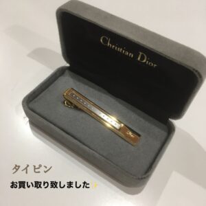 【質屋かんてい局松山久万ノ台店】でChristianDior(クリスチャンディオール)のタイピンをお買取致しました！