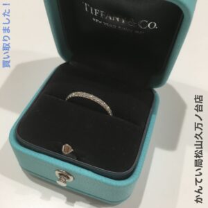 【質屋かんてい局松山久万ノ台店】でTIFFANY＆Co.(ティファニー)をお買取致しました！